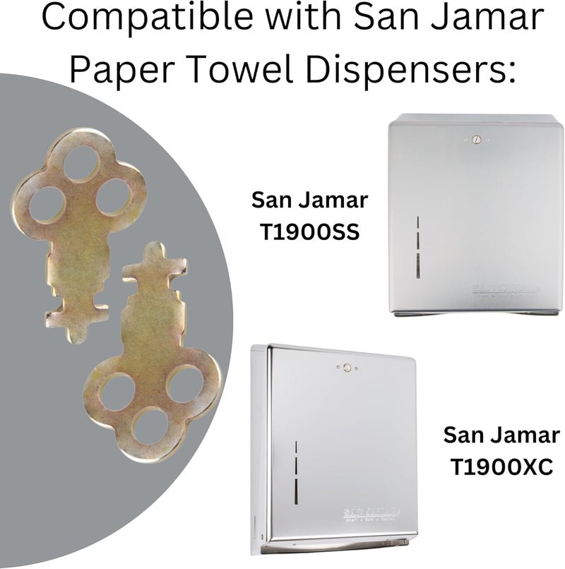 Robby's Cloud Dispenser Key Replacement Compatible with San Jamar Paper Towel Dispensers N13EZ - 1 Robby’s Cloud Keychain Included (2 Pack) - Image 2